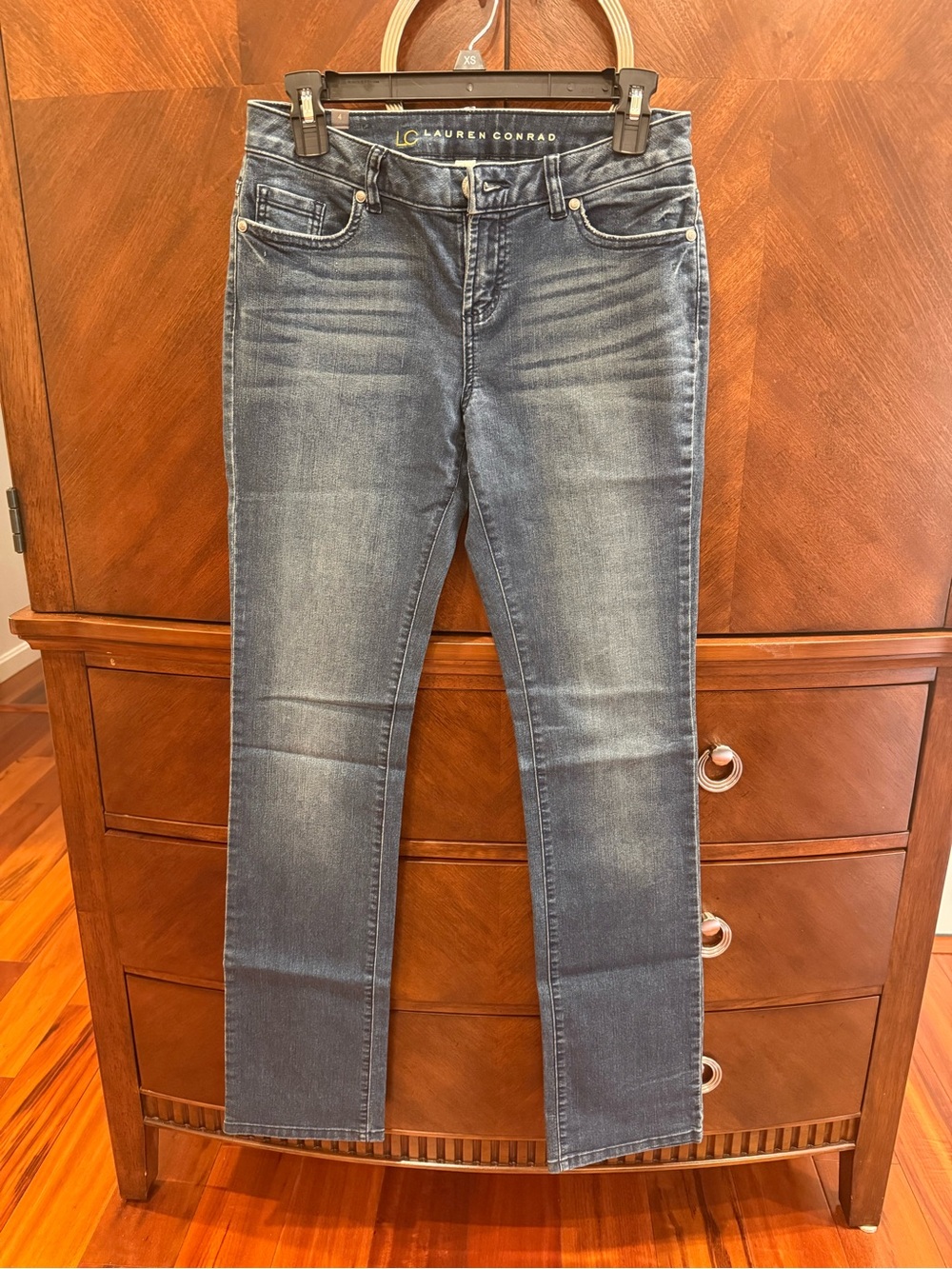 LC Lauren Conrad Skinny Jeans — Medium Wash Blue